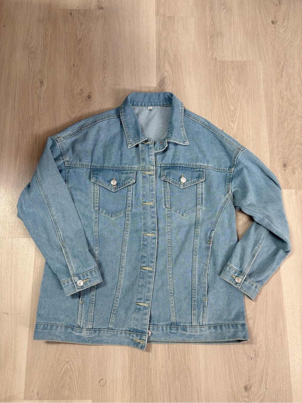 Light Blue Denim Jacket - Classic Women's Jean Jacket